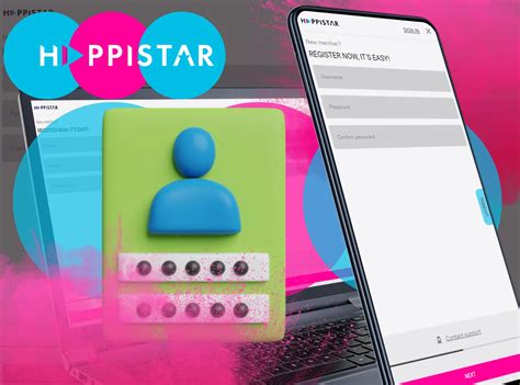 How to register and login on Happistar .